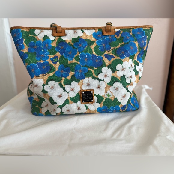 Dooney & Bourke Handbags - Dooney & Bourke | Floral Bag | Blue & White
